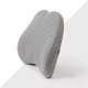 thumbnail image 3 of Riwesomey Cintura Respaldo Cojín Lumbar Almohada Respaldo Coche Oficina Trabajo Asiento Ventana automotriz Gris Riwesomey JJ23925-03, 3 of 6