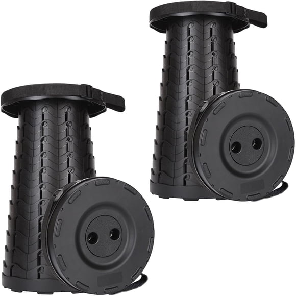 Taburete Plegable Retráctil Fishboy Capacidad 181 kg Negro