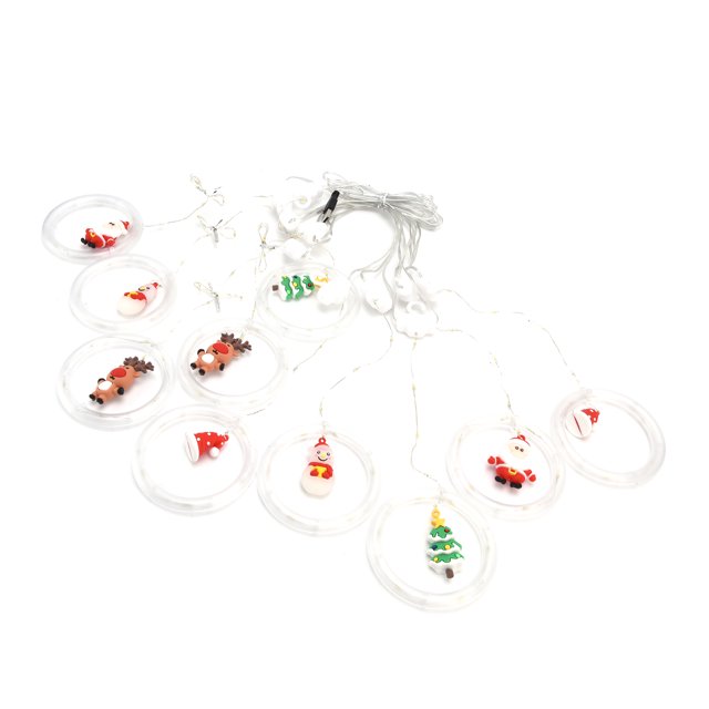 Decoraciones navideñas BuyWeek Luces para decoración de árboles de Navidad 6 m luz cálida