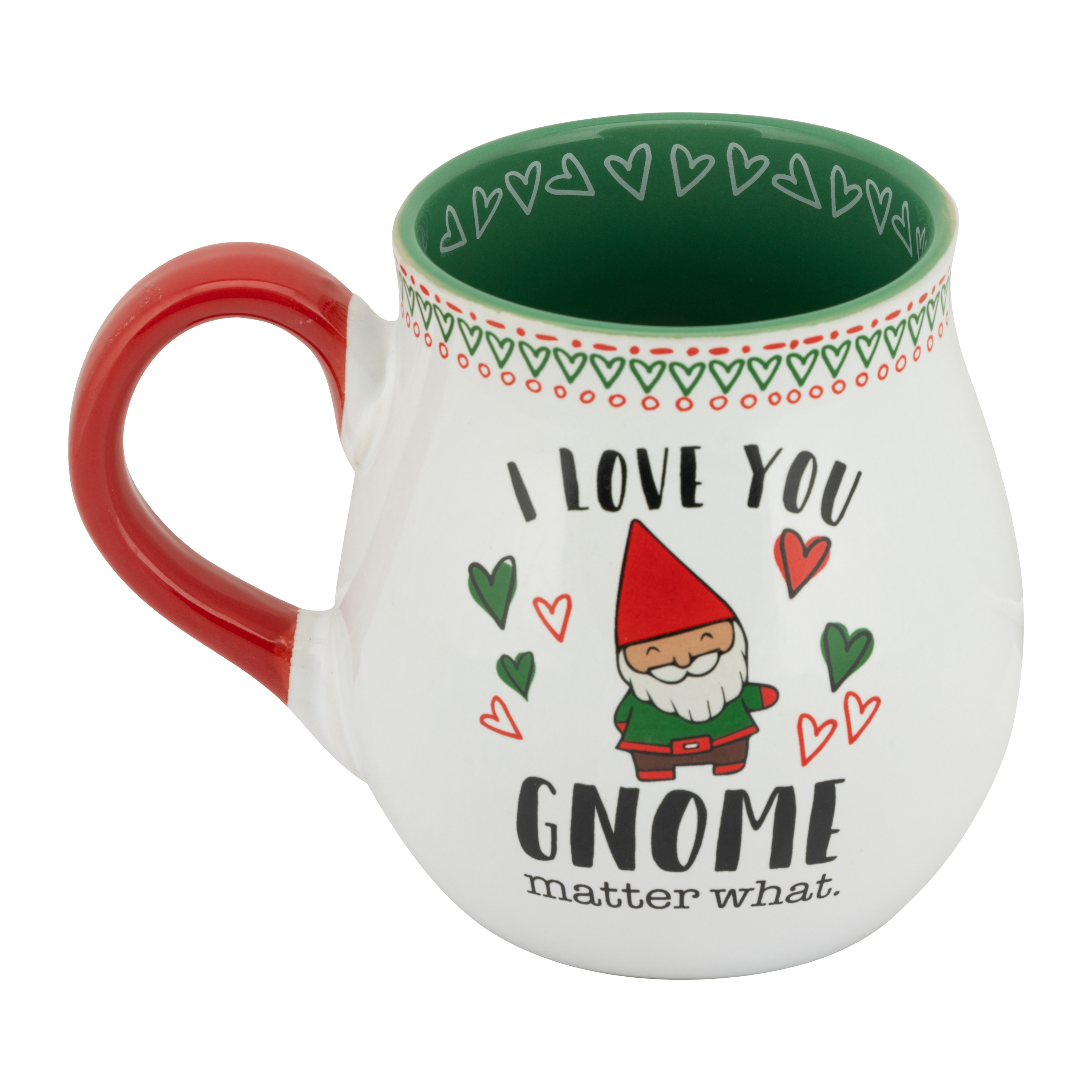 10 Strawberry Street 16 Oz Christmas Boba Mugs, Set of 4