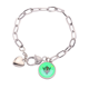 thumbnail image 1 of Octopus japonicus Pulsera de cadena de corazón joyería encanto moda, 1 of 3