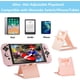 thumbnail image 5 of Estuche de transporte rosa de 1 pieza para Nintendo Switch: paquete de accesorios rosa con estuche protector rígido, protector de pantalla de vidrio, soporte ajustable y tapa de agarre para el pulgar., 5 of 5