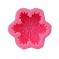 thumbnail image 2 of Jioakfa Kitchen Product Snowflake Candle Mould Chocolate Making Tool Baking Soap Diy Pink, 2 of 9
