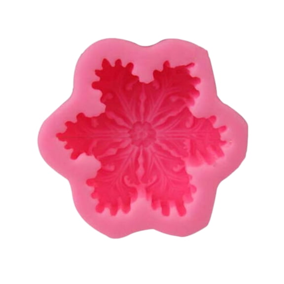 VerPetridure Silicone Snowflake Mold Candle Mould Chocolate Making Tool Baking Soap DIY Craft