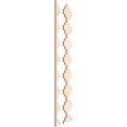 thumbnail image 3 of Ekena Millwork 47"H x 3/8"T Gypsum Adjustable Wood Decorative Slat Wall Panel Kit, Birch (contains 14 Slats + 1 Straight Edge Starter Slat), 3 of 16