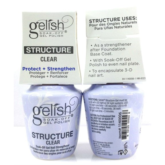 Harmony Gelish Soak-Off Gel - STRUCTURE GEL Clear 0.5oz/15ml
