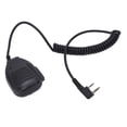 thumbnail image 4 of Micrófono de mano para walkie-talkie con indicador LED de 2 pines y altavoz giratorio de 360° para BaoFeng UV-5r, 4 of 14