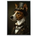 thumbnail image 2 of Basenji Wall Art Dog Canvas Paintting Wall Art Vintage Dog Poster Unframe Funny Pet Prints For Room Décor, 2 of 6