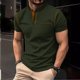 thumbnail image 1 of pstuiky Camisa de manga corta para hombre, Camiseta deportiva de manga corta con cuello redondo y solapa para hombre con bolsillos ropa de hombre xxl, 1 of 6