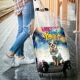 thumbnail image 3 of Happy New Year with Australian Cattle Dog Fireworks Holiday Xmas Winter 2025 Travel Luggage Cover Heeler Lover Gifts Suitcase Dust Protective Decor - 00025, 3 of 5