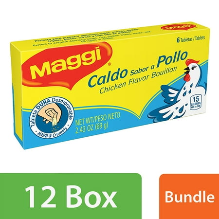 6 Bouillon - (11 Pack) Maggi Bouillon, Chicken Flavor, 6 Ct