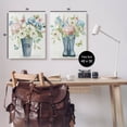 thumbnail image 3 of Country Garden Bouquets Rain Boots Botanical & Floral Graphic Art Gallery Wrapped Canvas Print Wall Art, Set of 2, 3 of 7