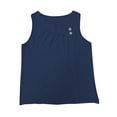 thumbnail image 4 of Yindaity Womens Short Sleeve Tops Women's Loose Fit Cap Sleeve Top, Comfort Crewneck Casual T-Shirt for Summer(Blue,M), 4 of 4
