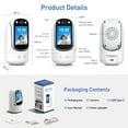 thumbnail image 5 of GPED Baby Monitor with Two Way Video Call, 1080P HD Wifi Home Security Camera W/ 2.8” Screen for Baby/Pet Monitor,  One-Click Call & AI Motion Detection & Full-Color Night Vision for Baby Pet Elderly, 5 of 8