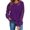 Purple, variant on ZACPNCV Christmas Sweater Women Reindeer Graphic Sweatshirts Oversized Christmas Tree Sweaters Xmas Pullover Tops