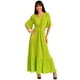 thumbnail image 1 of Vestido plisado Roman Fashion /Juvenil, 738 (Lima) verde lima G Roman Fashion V-FOL-738-LIMA, 1 of 6