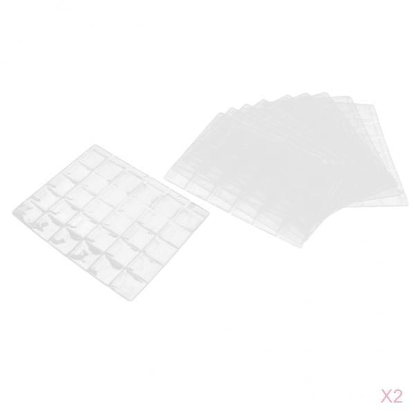 20pack Coin Sleeves Coin Sleeves Coin Sheets Holder Sleeves for 300