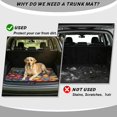 thumbnail image 4 of Yspwyqan Universal Car Trunk Mat 29" x 39", Grip-Backed Season-Resistant Rear Trunk Mat, Vibrant Boho Floral Easy to Clean Auto Interior Accessory for Most Wagons for Women Gifts, 4 of 7