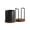 B, variant on WEGFTDUOP Wooden Countertop Storage Stand with Lid Compartment, Multifunctional Holder for Drinkware and Straws, Ideal for Cafe & Office