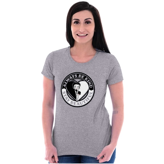 Betty Boop Always Be Kind Cute Women's T Shirt Ladies Tee Brisco Brands S