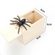 thumbnail image 4 of Divertida caja de miedo broma araña madera Fidget antiestrés interés jugar truco broma sorpresa adultos Halloween juguetes para niños regalos Feliz Sencillez, 4 of 4