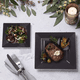 thumbnail image 5 of Platos Desechables Cuadrados Elegantes, Fiesta, Plástico 50 pzs, NEGRO, 5 of 5