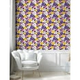 thumbnail image 5 of Ambesonne Flower Peel & Stick Wallpaper for Home, Groovy Exotic Fantasy, 13"x36", Multicolor, 5 of 6
