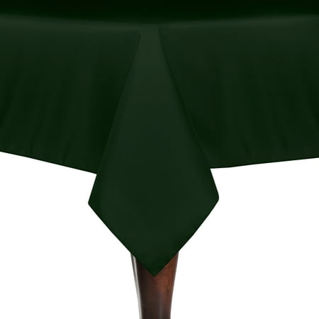 

Ultimate Textile Polyester Linen Tablecloth 45-Inch Square Hunter Green 1 Pack