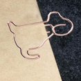 thumbnail image 3 of Paper Clips Metal Dog Shaped Paper Clips Creative Animal Paper Clips Decorative Paper Clips For School Office School Home(30pcs), 3 of 5