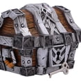thumbnail image 6 of Nemesis Now World of Warcraft Silverbound Treasure Chest Box 10.5cm, Resin, Silver/Brown, Offic, 6 of 8
