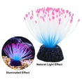 thumbnail image 5 of Soft Silicone Glowing Aquarium Anemone Aquatic Artificial Coral for Fish Tank Decoration Pink, 5 of 7