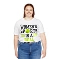 thumbnail image 6 of DJH Apparel | Women's Sports Is A Real Thing Tennis Unisex Tshirt, 6 of 8