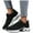 Black, variant on Sneakers for Women Air Cushion Walking Tennis Running Shoes Arch Support Casual Gym Shoes