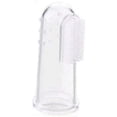 thumbnail image 3 of Cepillo de dientes de dedo de bebé Oso de Fresa Cepillo de Silicona suave Transparente, 3 of 4