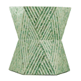 thumbnail image 4 of GZXS Hexagon Side Table, 19" Accent End Table, Decorative Accent Table for Living Room, Green, 4 of 6