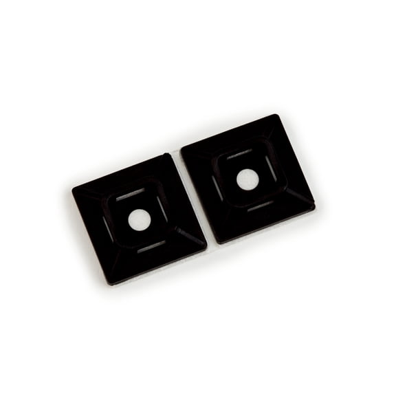 3M Cable Tie Mounting Base CTB1X1NTA-C, 4-way Adhesive Mount