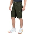 thumbnail image 4 of Little Donkey Andy Men's 11 Inch Quick Dry Bermuda Stretch Cargo Shorts Hiking Travel Golf Size L, 4 of 5