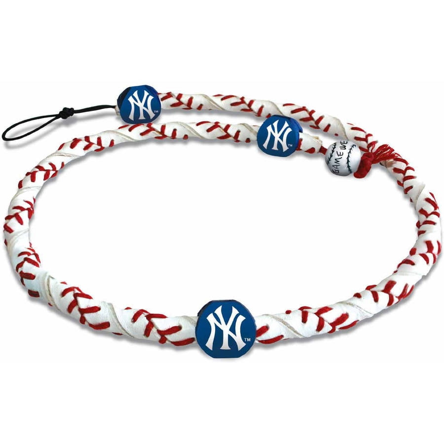 MLB New York Yankees Classic Frozen Rope Baseball Necklace Walmart