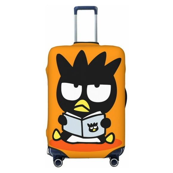 Badtz-Maru - Funda de equipaje de viaje con dibujos animados, bonita funda protectora elástica lavable para maletas, antiarañazos, elástica, para vacaciones y negocios