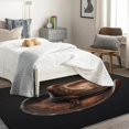 thumbnail image 4 of Cowboy Rug Boys Room - 4x5 Rug - Cowboy Rug - Western Cowboy Hat Area Rug - Wild West Rugs - Retro West Carpet, 4 of 7