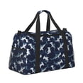 thumbnail image 2 of Honeii Cute Shark Print Gym Bag,Carry on Weekender Overnight Bag, Travel Duffel Bags, Personal Item Travel Bag,Tote Bag,Workout Dance Bag, 2 of 7