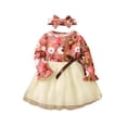 thumbnail image 4 of goowrom Robe d'Halloween pour Tout-Petite Fille, Robe en Tulle Citrouille + Bandeau, 4 of 9