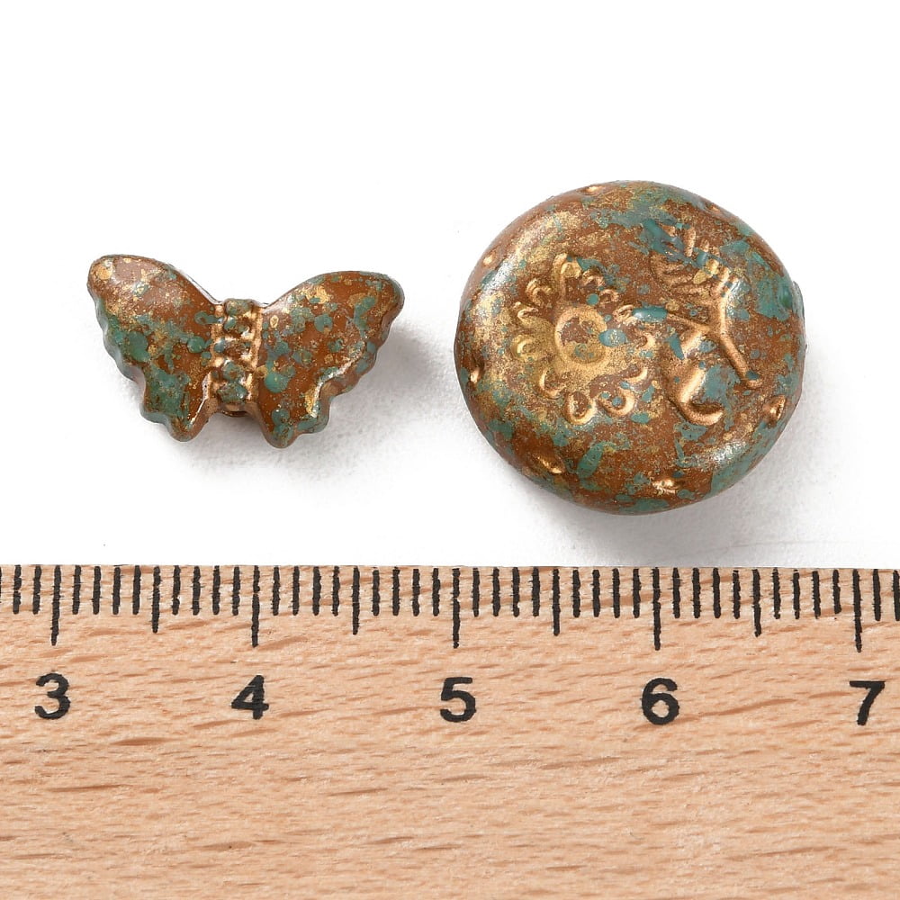 Opaque Acrylic Beads Golden Metal Enlaced Mixed Shapes Camel 10.5~20x7~20x5~9mm Hole: 1.2~2mm about 462pcs/500g