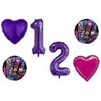 Monster High 12th Birthday Party 5 Piece Mylar Balloons Bouquet Supplies