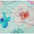 thumbnail image 4 of oneOone Organic Cotton Poplin Twill Fabric Flower Watercolor Printed Fabric 1 Yard 42 Inch Wide, 4 of 4