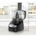 thumbnail image 2 of 8-Cup Food Processor, Easy Assembly, Stainless Steel S-Blade, Shred, Slice, Chop, Puree, 450W Motor, 2 of 8