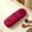 Red_Base#82, variant on Travel Makeup Brush Holder Pouch, Silicone Cosmetic Organizer with Cleaning Panel for Dust-Proof Storage