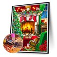thumbnail image 2 of Pintura de diamante Navidad 5D DIY Taladro redondo completo Arte Decoración del hogar (GS3205) FLhrweasw Nuevo, 2 of 9
