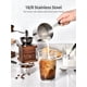 thumbnail image 3 of Measuring Cups and Spoons Set: U-Taste 18/8 Stainless Steel 10 Pieces Metal Stacking Kitchen Baking Cooking Food Measure Set 5 Cups 5 Spoons, 3 of 4
