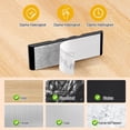 thumbnail image 3 of keepw 5pieces Durable Cable Holder Organizer For Wood Tile Metal And Plastic Surfaces Multiple Slots 1Set, 3 of 6